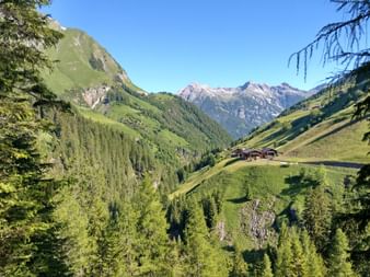 Bergpanorama bei Steeg im Lechtal