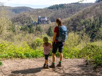 Blick auf Burg Eltz 