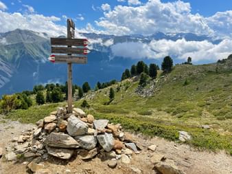Signpost on the Haideralm