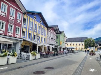 Colourful facades of Mondsee