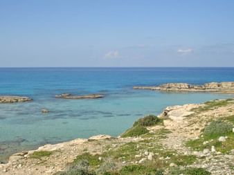 Turquoise sea in Cyprus