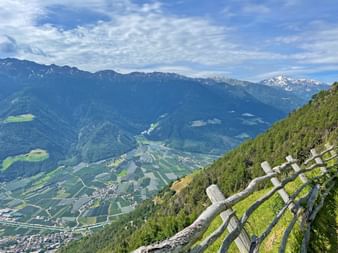 Panoramic view of the valley