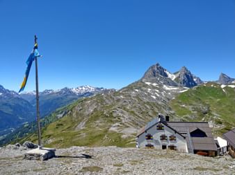Leutkircher Hütte in the Lechtal Alps