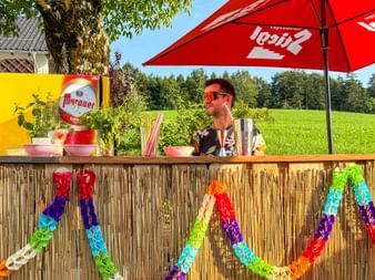 Die Bar am Sommerfest