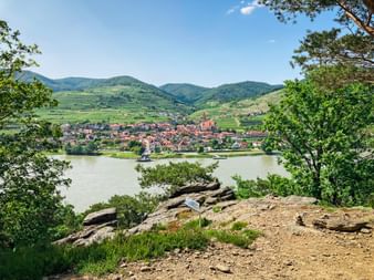Panoramablick auf Weißenkirchen Panoramablick auf Weißenkirchen