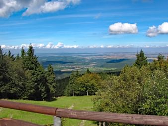 Wunderschöner Ausblick am Rennsteig