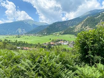 Panoramic view of the valley