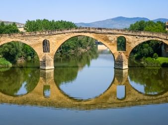 The Puente la Reina in Navarra The Puente la Reina in Navarra