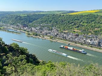 Panoramic view over the Rhine