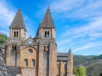 Der Ort "Conques" in Frankreich