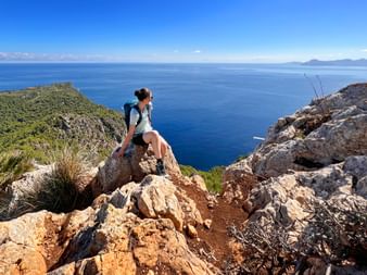 Wanderin in Mallorca auf der Trans Tramuntana