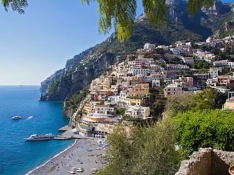 Blick auf Positano