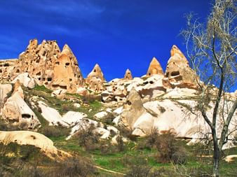 Fairy chimneys in Cappadocia Fairy chimneys in Cappadocia