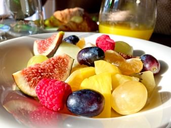 Fresh fruits for breakfast