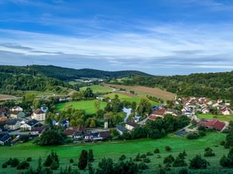 Blick auf Pappenheim im Altmühltal