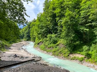 View of the Partnachklamm
