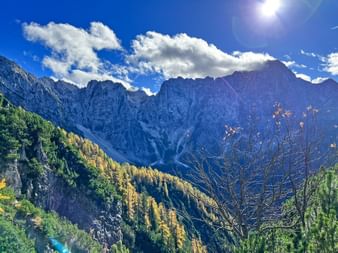 Bergkulisse bei Tarvis