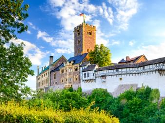 Blick auf die Wartburg in Eisenach