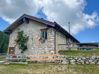 Mezzavia Mountain Hut in South Tyrol