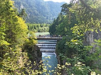 Wonderful view of the Lech falls