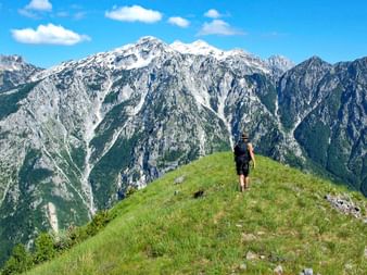 Panoramic views in the northern Albanian Alps