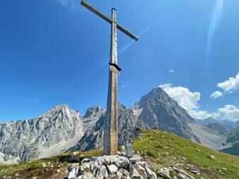 Summit cross on the Sulzenschneid
