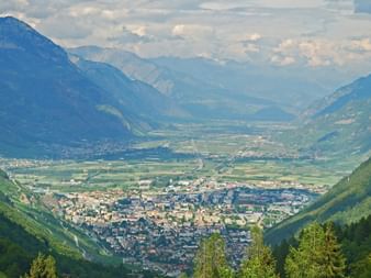 Panoramic view of Martigny