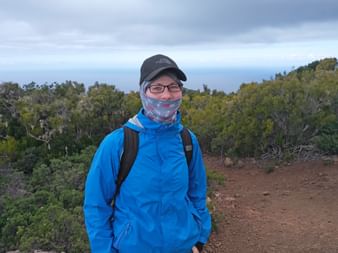 Mr Daniel Danzer and Ms Judith Wingender in the Canary Islands hiking paradise of Tenerife