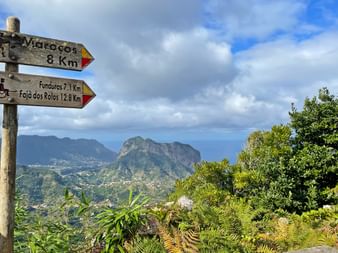 Hiking-signpost on Madeira