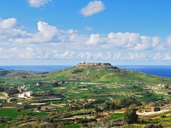 The lighthouse on the island of Gozo