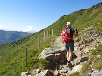 Hiking on Pinzgau mountain route