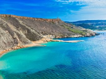 The beach of Ghajn Tuffiena