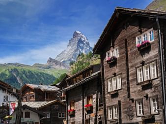 Zermatt mit Blick auf das Matterhorn