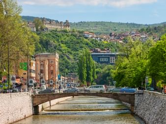 Sarajevo, the capital of Bosnia and Herzegovina