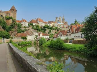 The town of Semur-en-Auxois