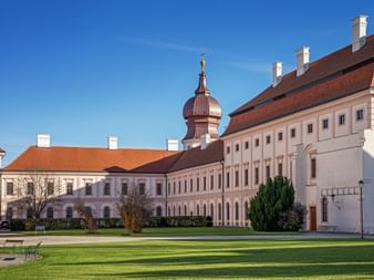 The inner courtyard of Göttweig Abbey