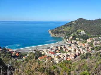Hiking with a view of the Ligurian coast