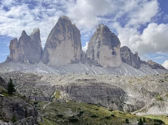 the “3 Peaks” in the Dolomites region