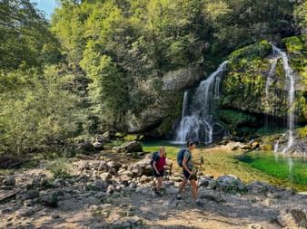 Wanderinnen in Bovec