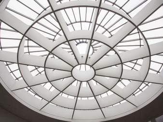 The dome of the Pinakothek der Moderne in Munich