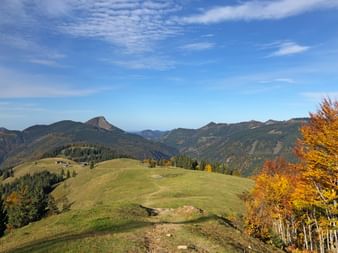 Almwandern Salzkammergut Ausblick