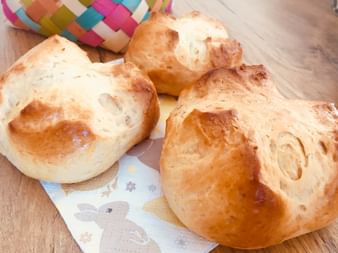 Home-baked milk bread