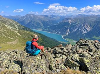 Lake view Haidersee Reschen
