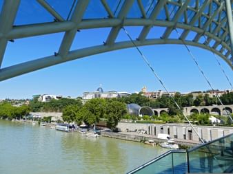 The Peace Bridge in Tbilisi