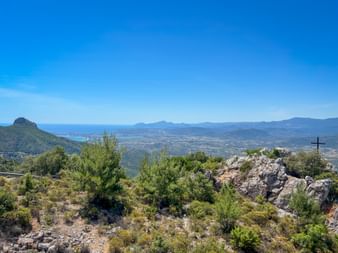 Panoramic view from the Baunei viewpoint