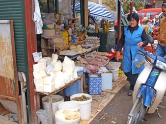 Albanian delicacies as hiking snacks