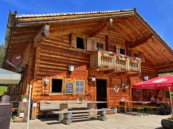 Hütte auf dem Postalmgebiet