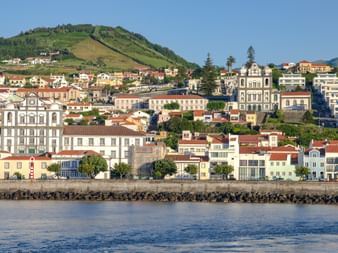 the town of “Horta” on the island of Faial