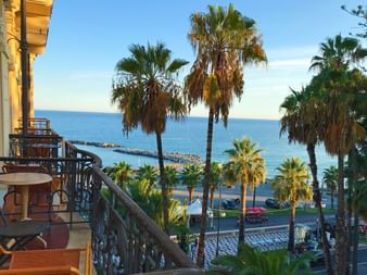Balcony with view in San Remo