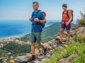 Wanderer im Piemont